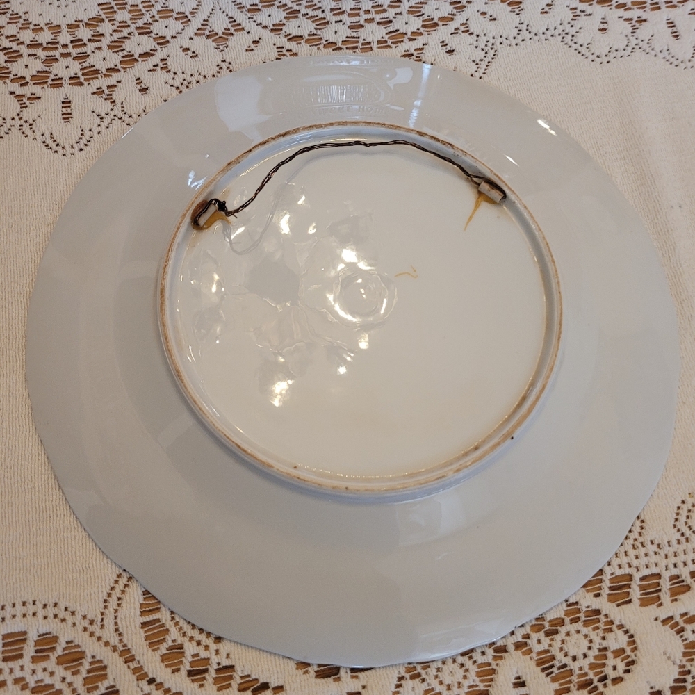 EUC Vintage Wall Hanging Plates Pair- Lord's Prayer and Ten Commandments - Picture 7 of 15